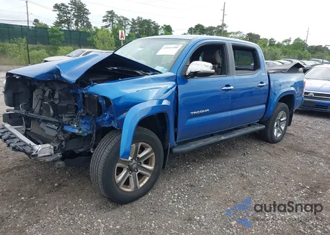 2018 Toyota Tacoma Limited z USA, uszkodzony, nr VIN 3TMGZ5AN4JM158951